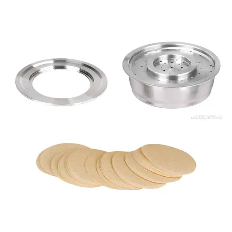 27rb Practical Macchine da caffè Accessorio BACKS SHEK BACKS Adattatore Adattatore in acciaio inossidabile PERFETTO per il caffè