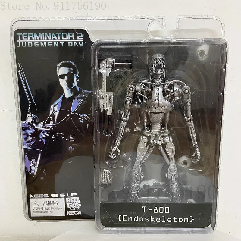 NECA The Terminator Endoskeleton T-800 PVC-Actionfigur The Terminator 2 Sammlermodell Spielzeug Bewegliche Montagepuppe – Detail 10