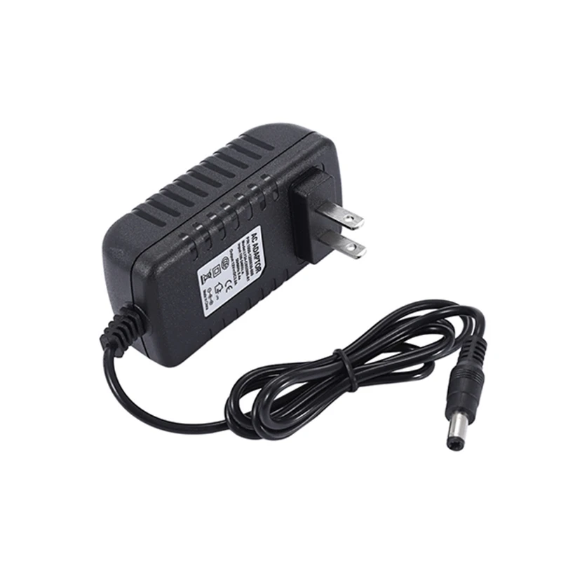 6V 1A 2A AC/for DC Adapter Switch Power Supply Charger for LED Light Strips 5.5x2.1-2.5mm Male Connector