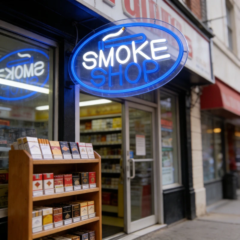 Papan Neon Toko Rokok LED, Pap - Vaping Store ulasan dan harga