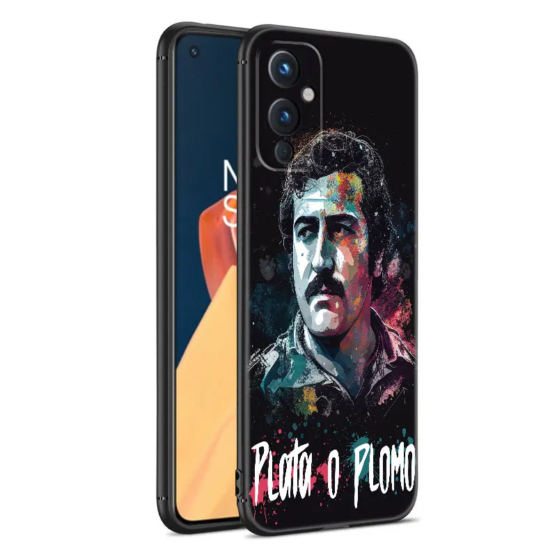 Narcos TV Series Pablo Escobar Black Phone Case For OnePlus 9 10 11 12 ACE 2V Pro 9RT 10T 10R Nord CE 2 3 Lite N10 N20 N30 5G