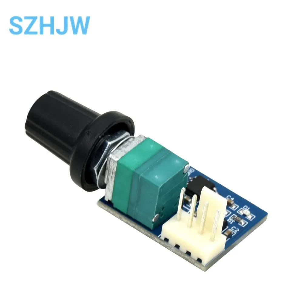 Fan governor PWM speed controller 12V single channel 4 pin low power mute for computer case fans