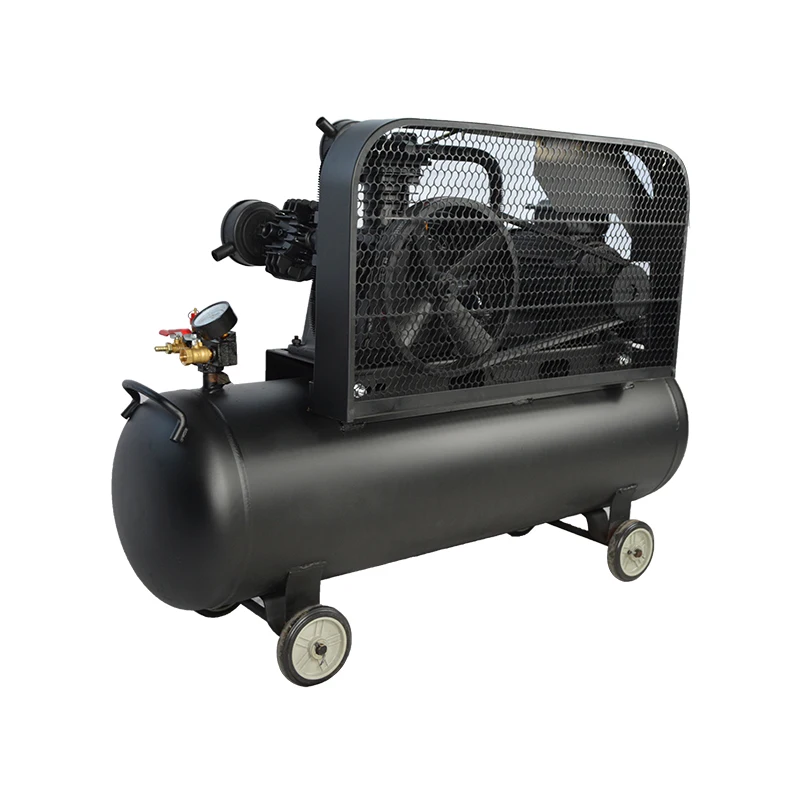 Chinese Supplier 3kw 4hp  Piston Belt Driven air Compressor 100 Liter