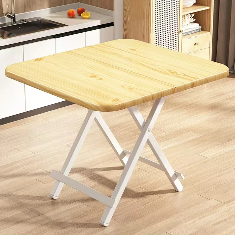 Foldable Dining Table Small Family Simple And Stylish Dining Table  Portable Lightweight Easy To Store Practical Dining Table