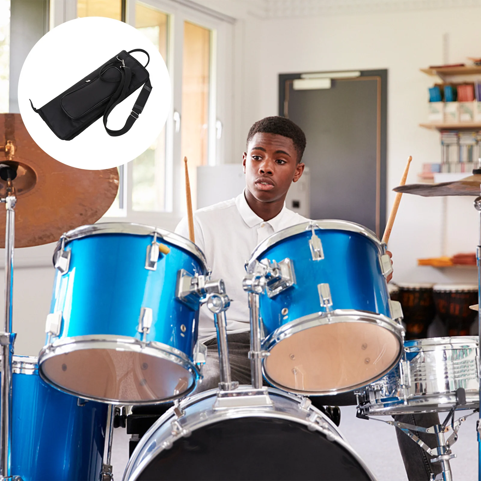 

Durable Drumstick Pouch Thickened Design Multifunctional Storage Case for Accessories Drumstick Bag Drum Stick Storage Pouch