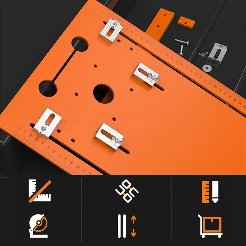 Circular Saw Guide Bakelite Tool Base Plate for Cutting Machines Electric Saw Guide Rail Cutter Base Guidance Rail for Table Saw