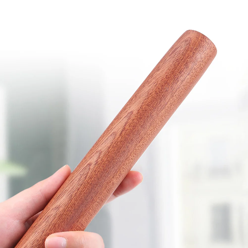 

1pc Wooden Rolling Pin Solid Wood Dough Roller Non-Stick Surface For Pasta Baking Kitchen Tool Bakery Rolling Pin Dough Roller
