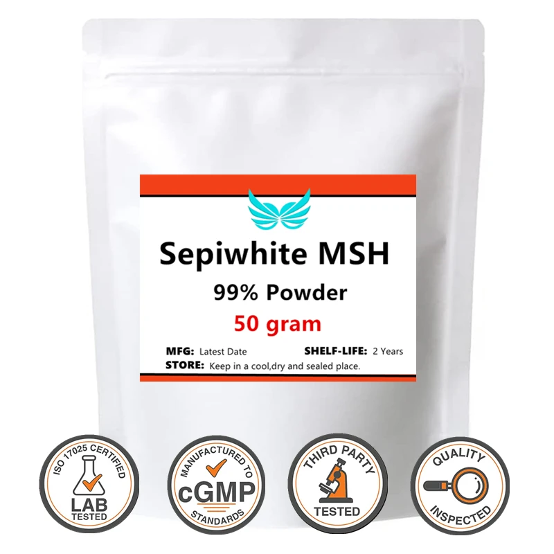 Cosmetic Raw Material Sepiwhite MSH Powder Undecylenoyl Phenylalanine Brightener and Whitening Skin, Reduce Spots