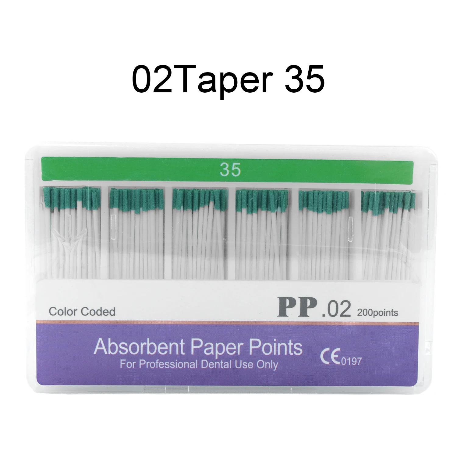 WELLCK 1 doos tandheelkundige absorberende papierpunten steriel gemengde maten 02 04 06 conus 15-40 #   Voor tandarts Gebruik tandheelkundematerialen