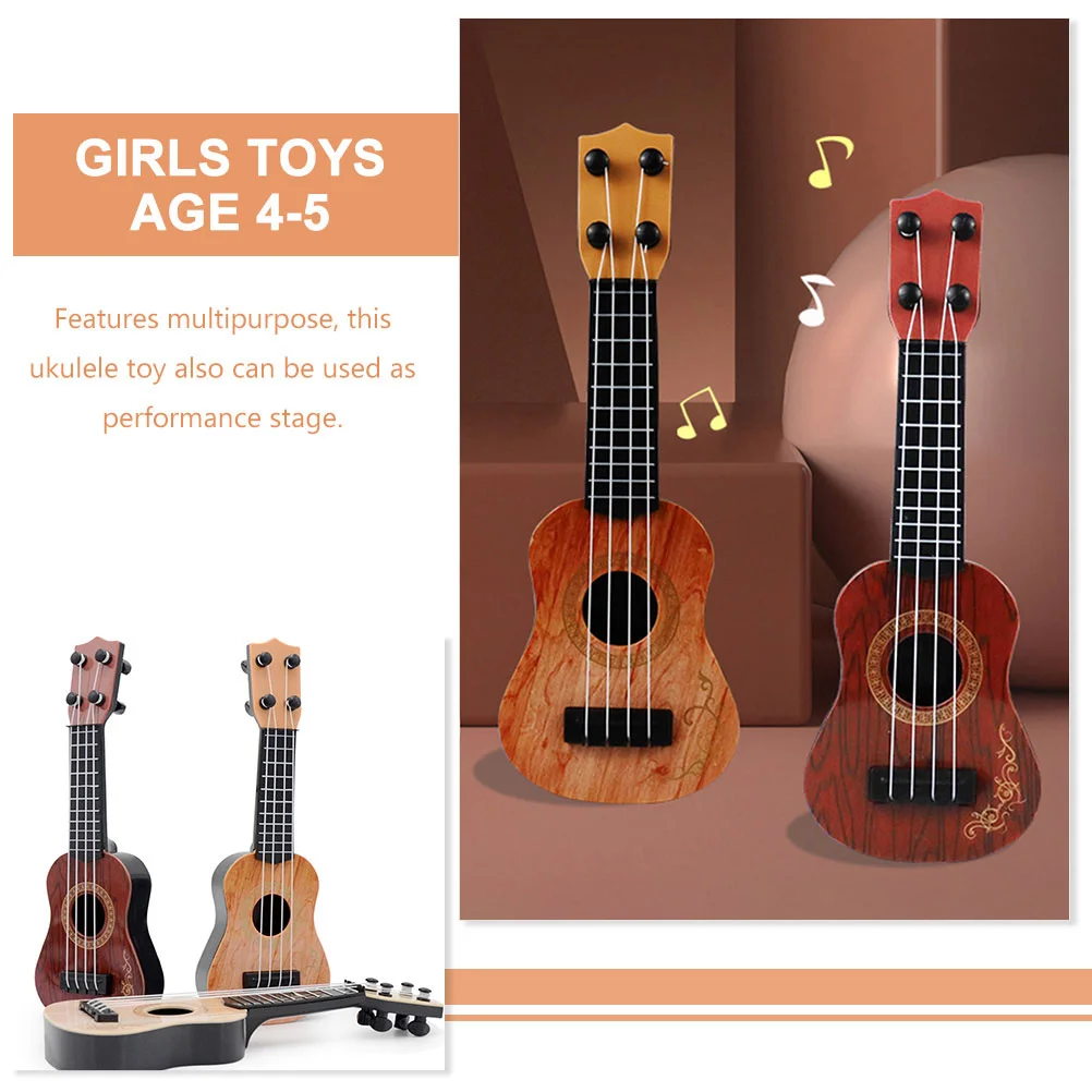 2-delige mini-ukelele peutermodel gitaar voor kinderen speelgoed gitaren simulatie muziek speelgoed instrument