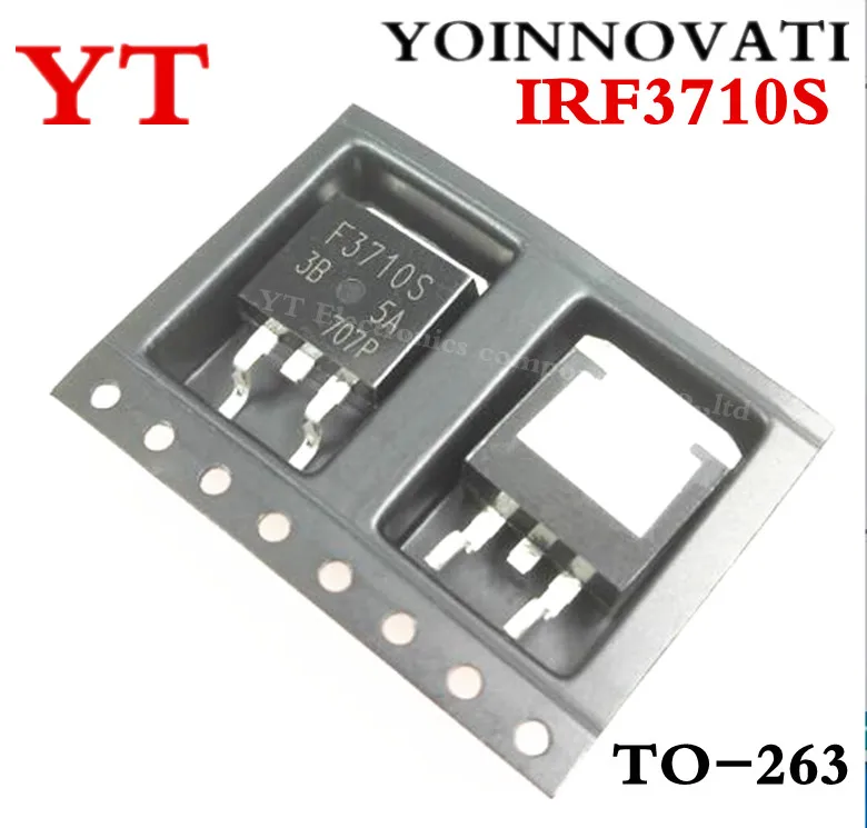 10pcs/Lot IRF3710S F3710S 3710S MOSFET N-CH 100V 57A D2PAK Best Quality