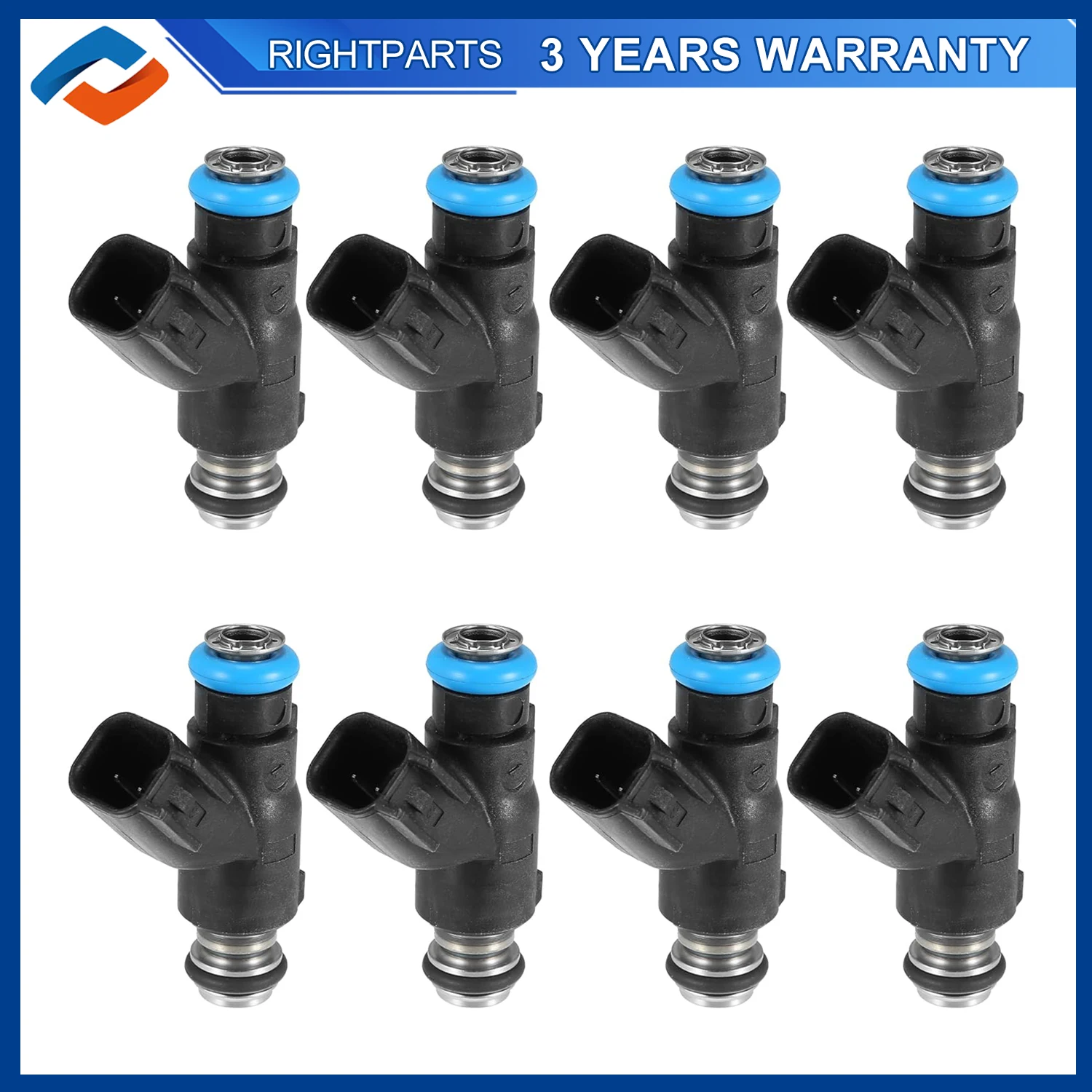 8PCS 12613412 Fuel Injectors For Chevrolet EXPRESS SILVERSADO SUBURBAN GMC SAVANA SIERRA YUKON 6.0L FJ10736 217-3412 FJ1089