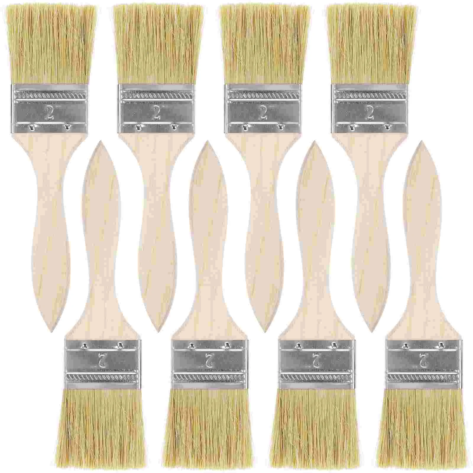 

23pcs Paint Wooden Handle Bristle Brush for Wall and Furniture Painting (2inch, Thin Handle) Paint Brush