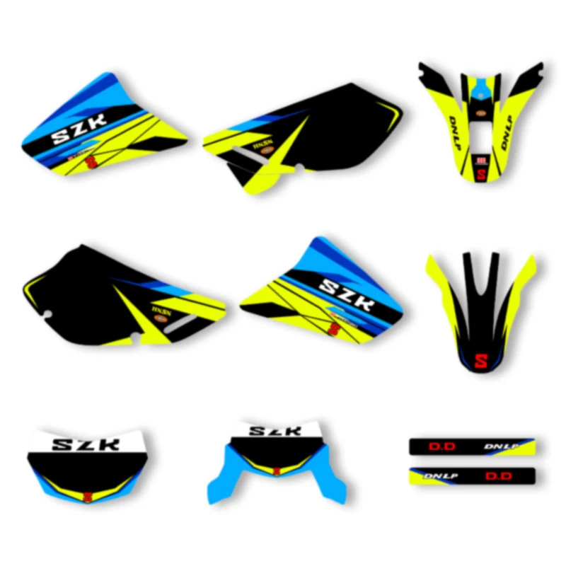 

Powerzone Motorcycle Custom Graphics Decals Stickers Kit For SUZUKI DR650 2021 2020 2019 2018 2017 2016 2015 2014 -1996 02