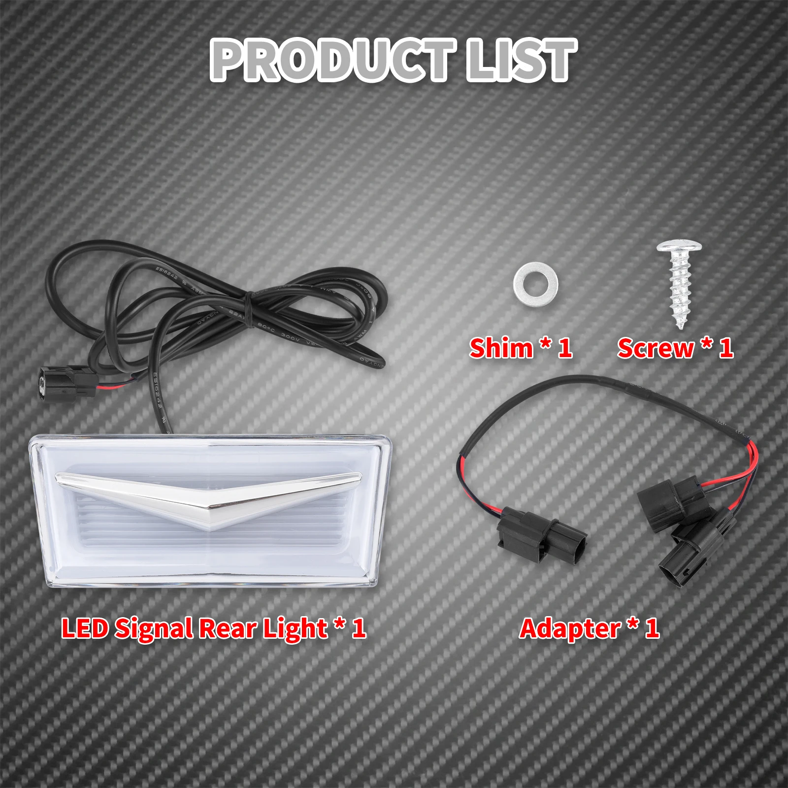 Motorcycle Rear LED Taillight Brake Reflector Saddlebag Accents Lamp Fender Light For Honda Gold Wing 1800 DCT Tour F6B 2018-Up