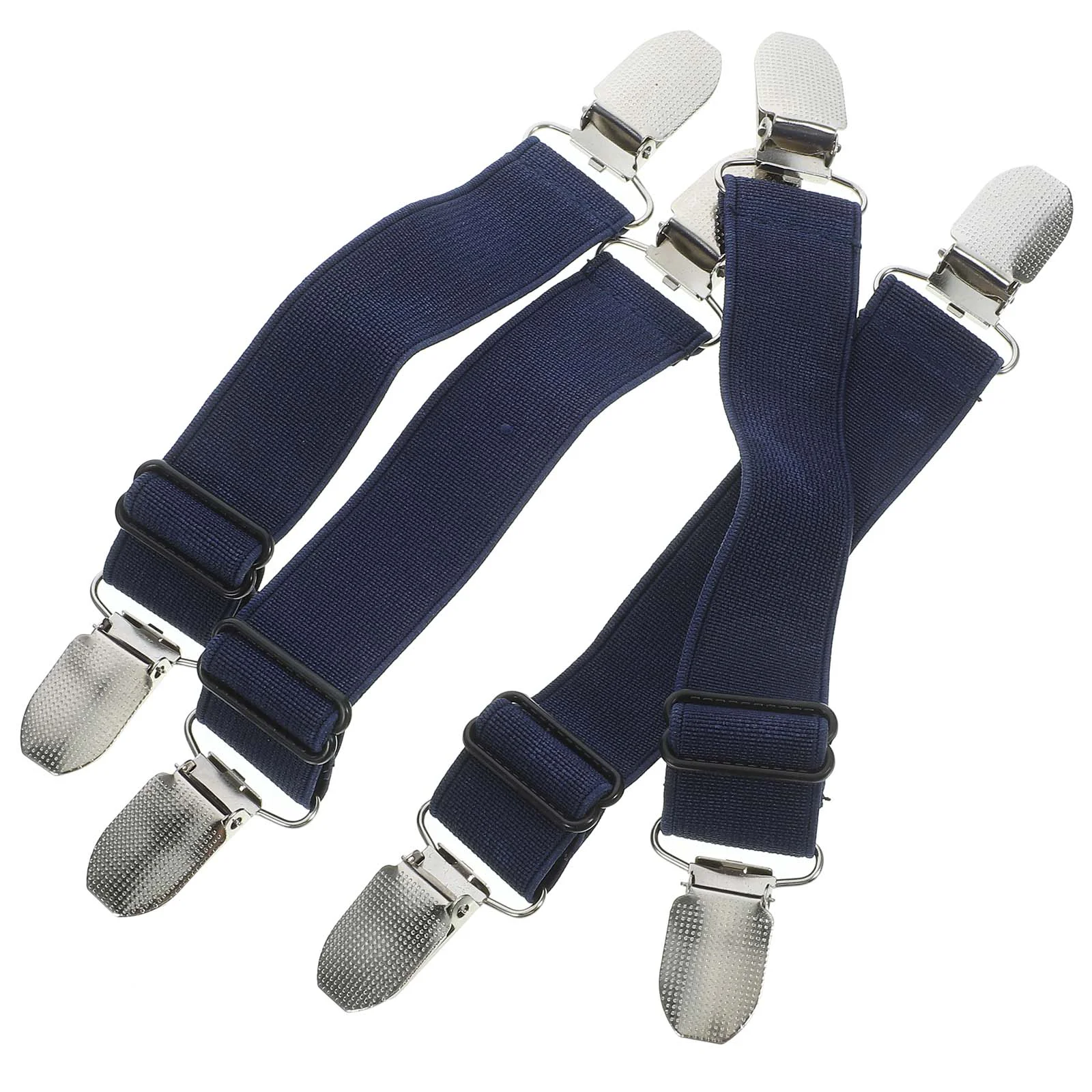 4 Pcs Trouser Leg Clip While Belt Pant Keepers Windproof Boot Clips Stirrups Metal Motorcycle Riding Man Fixing Strap