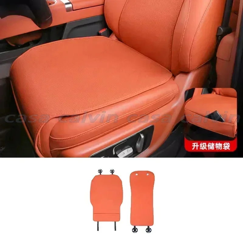 For Leading Ideal LiXiang  L7L8L9 seat cushion special rear seat protective cover for all seasons universal nappa leather