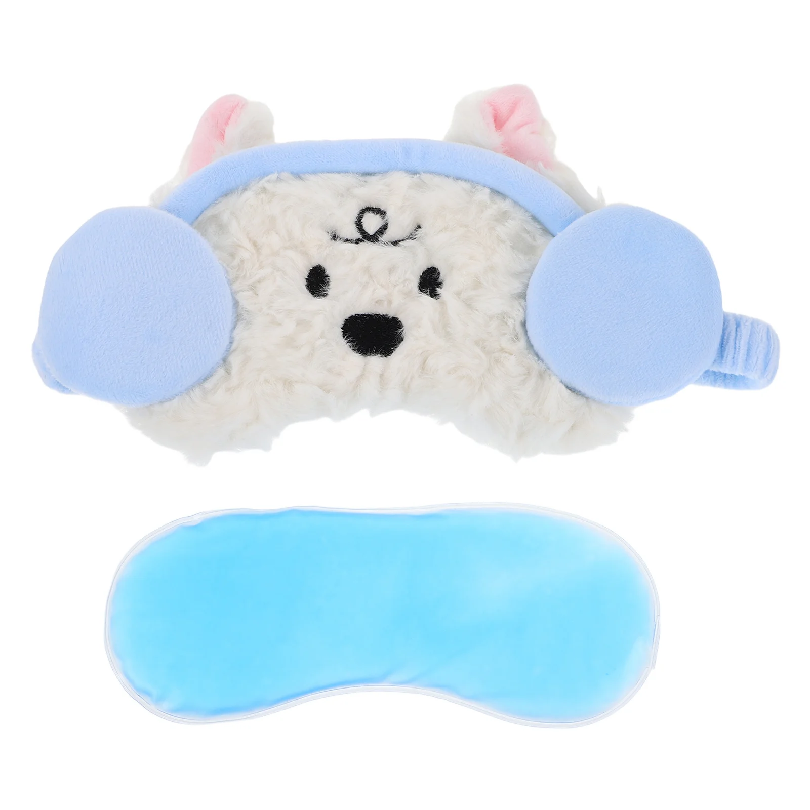 

Cartoon Animal Sleep Mask Cute Lightweight Soft Eye Cover for Summer Nap Travel Nighttime Light Blocking Soft Eye Cover