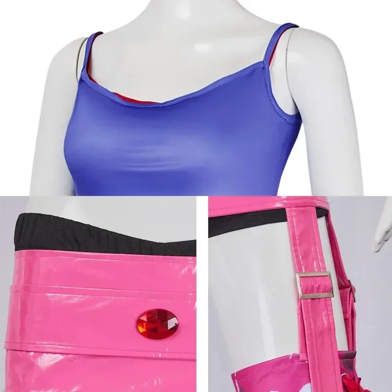 مجموعة Suki 2 ملابس نسائية سريعة 2 غاضبة لطيفة على طراز رياضي بدلة جري مثيرة بدلة حفلات الهالوين #5