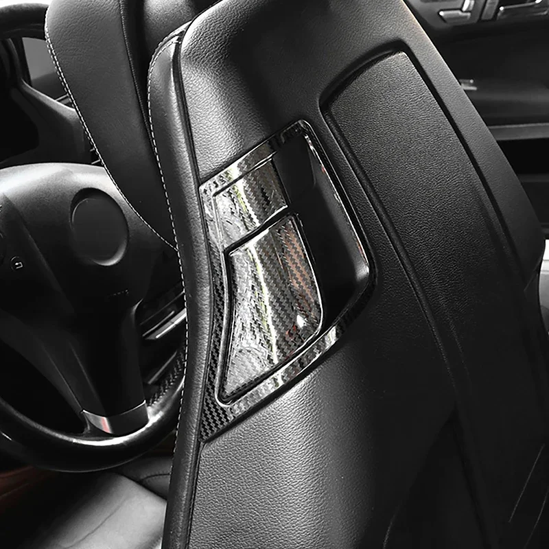 Car Front Seat Backrest Lock Switch Cover Handle Trim For Mercedes Benz C E Class Coupe C204 W207 2009-2016 Interior Accessories