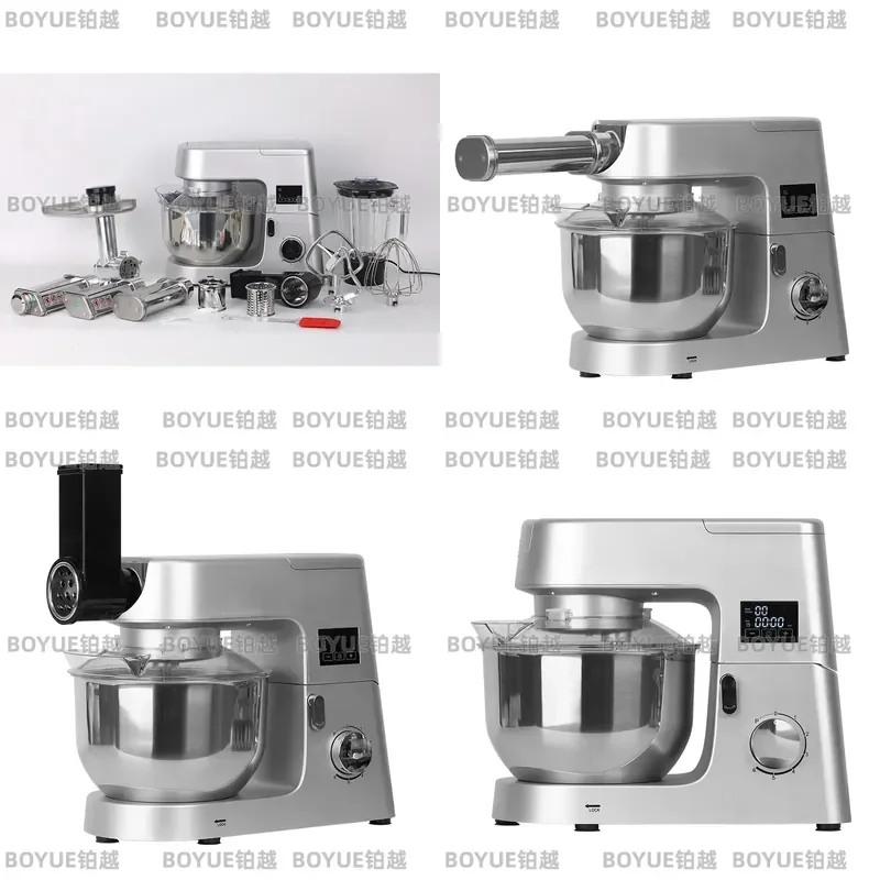 for Russian 1900W Multifunctional Chef Machine 6L Household Desktop Stand Mixer for Pressure Noodles Cutting