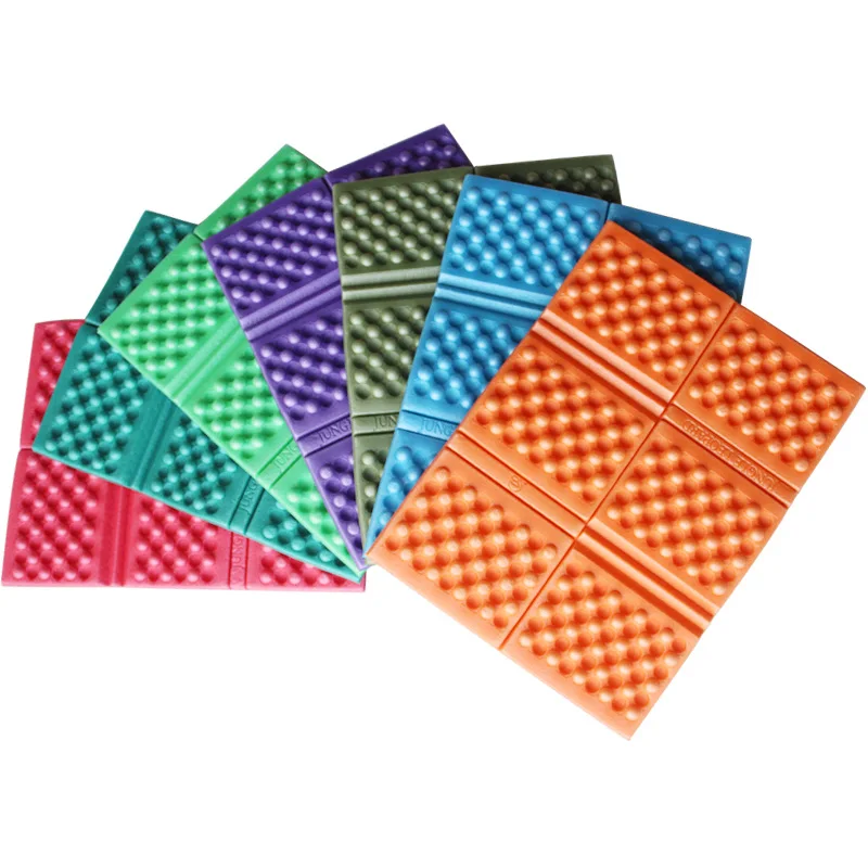 1pc Portable Outdoor Camping Mat Foldable XPE Cushion Hiking Beach Picnic Seating Mat Moisture-Proof Waterproof Folding Seat Pad