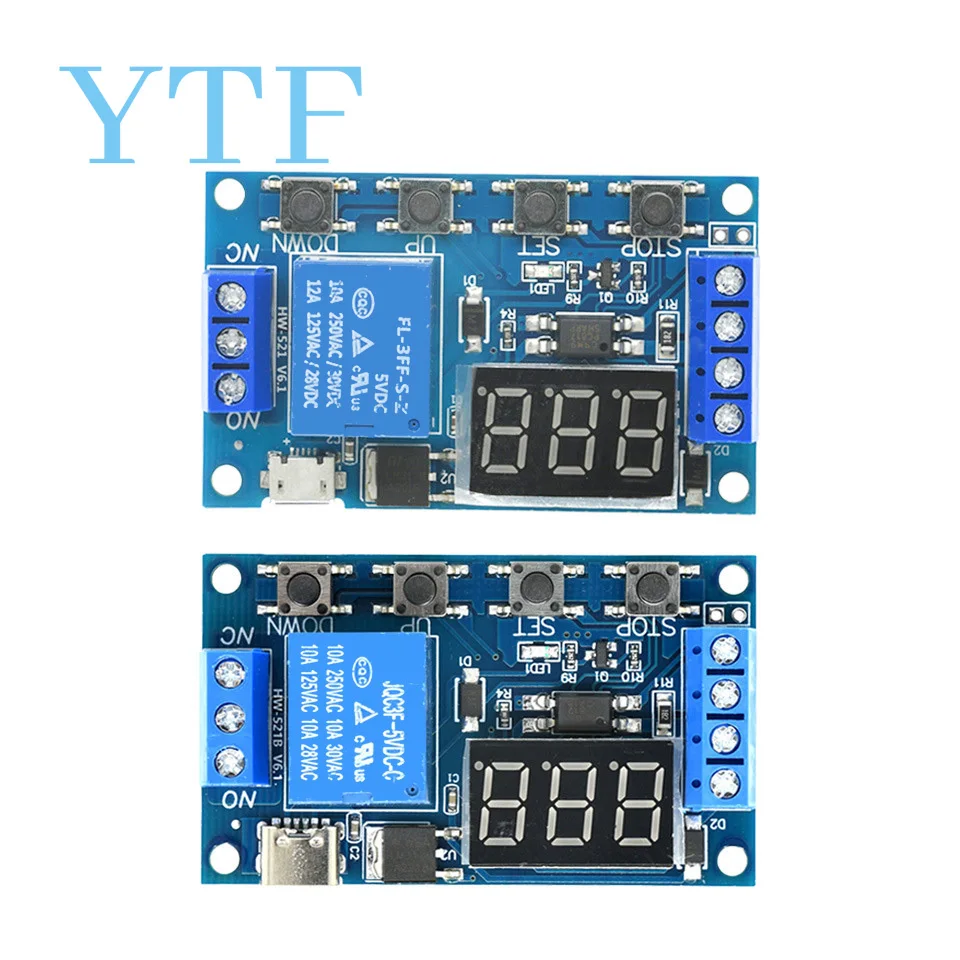 1 channel relay module Delay Disconnection Triggers Delayed Cycle Timing Circuit Switch XY-J02