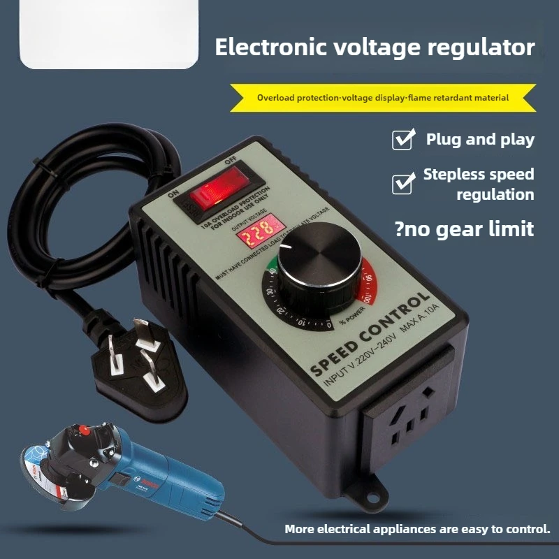Angle Grinder Governor Speed Controller Switch Hand Drill Polishing Fan Stepless Motor Speed Controls Electric Tools Regulator