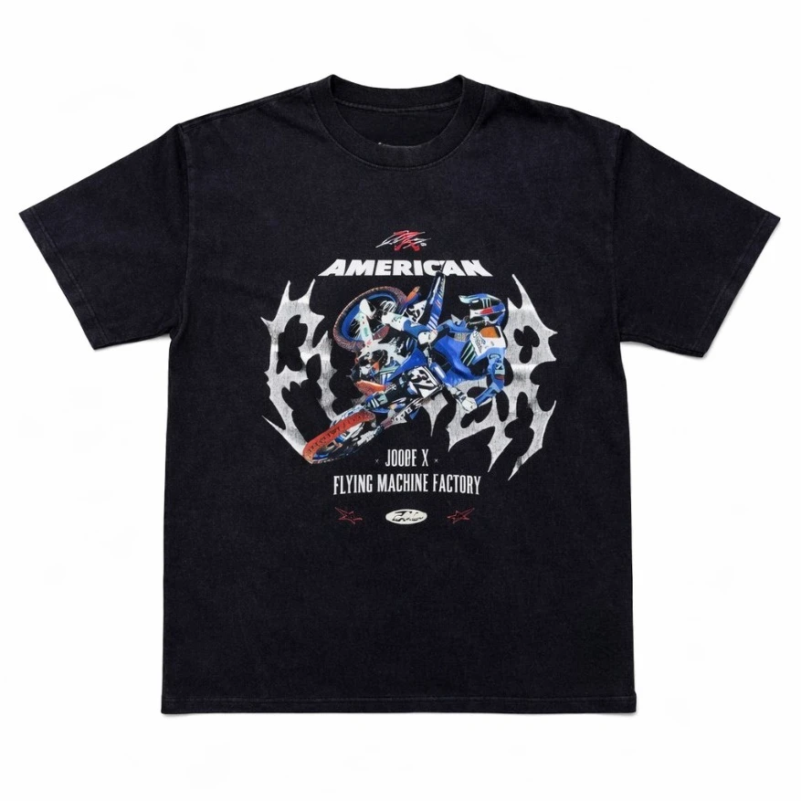 JCOOP POWER WHIP FMF Racing Off Road Motorcycle Exhaust Brand Graphic T-Shirt Cotton Men Women Streetwear Tee