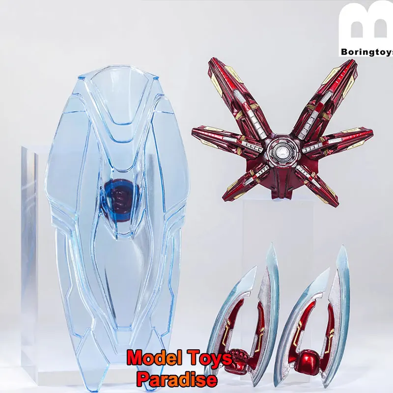 

Boring toys not a studio 1/12 Iron Man Nano Double Edged Knife Shield Accessories Fit 6inch mk85 Soldier Action Figure Body
