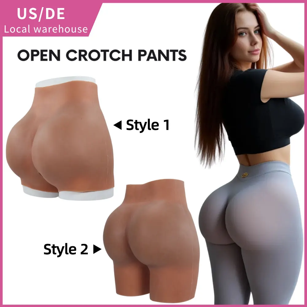 

Силиконовые подушечки для ягодиц 1,2 см/1,6 см, сексуальные женские реалистичные ягодицы и бедра, корректирующее белье с высокой талией для женщин, большая задница