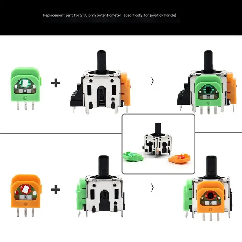 For /Series X/S Ergonomic Thumbsticks Interchangeable Analog Stick Consoles Concave Grip Joystick Design-【A74Z Miuai】