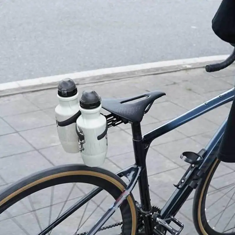 Cycling Water Bottle Cage Expandable Stable Aluminum Alloy Bottle Holder For Cycle Innovative Multifunctional Bottle Mount With