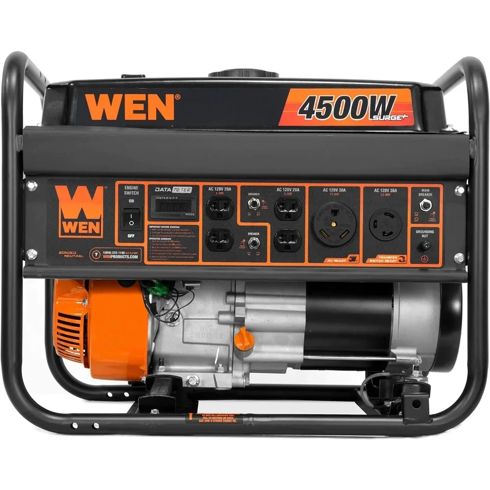 for GN4500 4500-Watt 212cc Transfer Switch and RV-Ready Portable Generator, CARB Compliant, Orange/Black