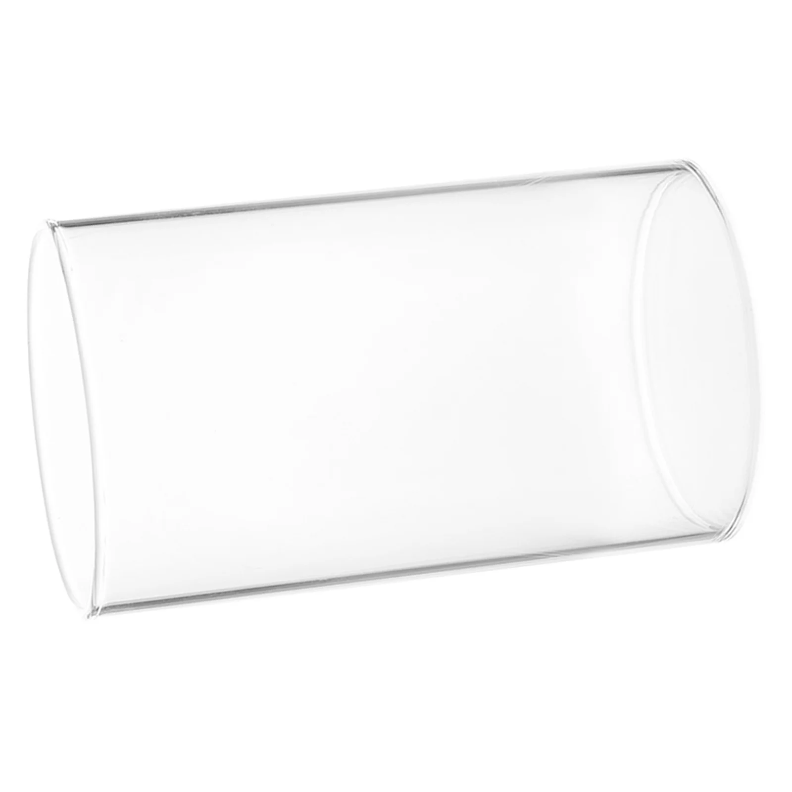 Paralume per pilastro porta cilindro antivento con copertura in vetro trasparente per portacandele a cilindro decorativo centrotavola da tavolo