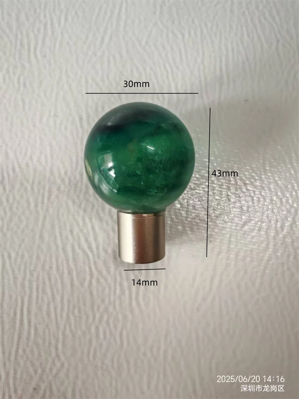 25mm/30mm Natural Amethyst Handle Single Hole Ball Cabinet Drawer Door Knobs Crystal Wardrobe Closet Pulls Furniture Handles