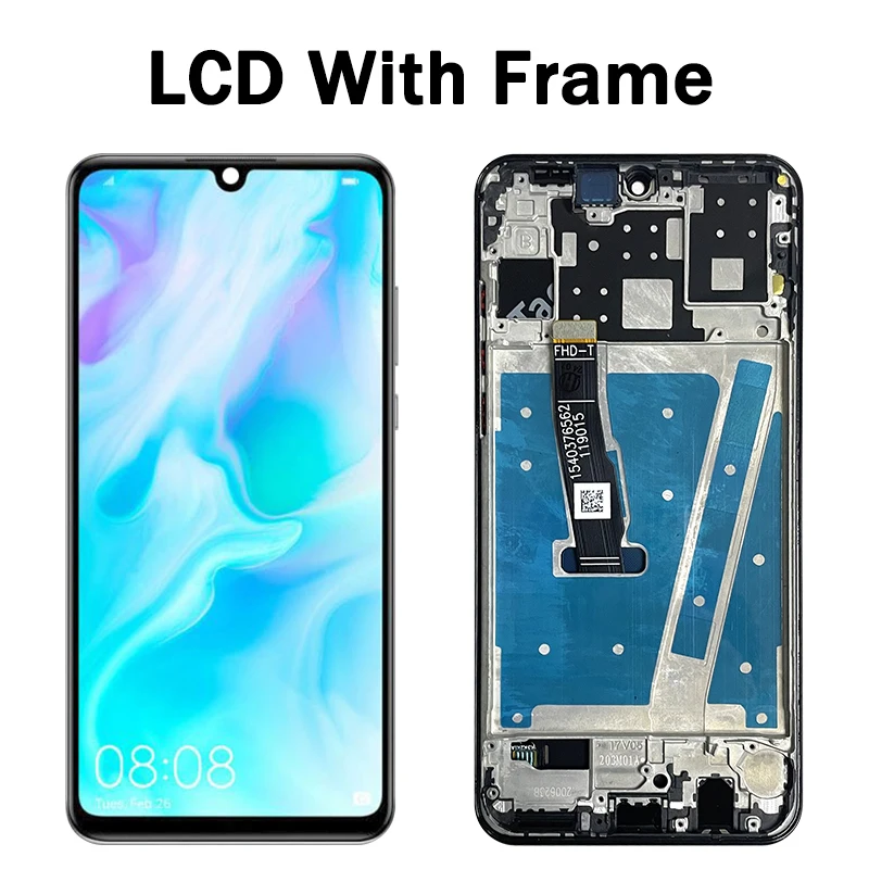 100%Test For HUAWEI P30 Lite LCD For Nova 4E MAR-LX1 AL00 LX2 LX3 LX1A LCD Display Touch Screen Digitizer Assembly Replacement