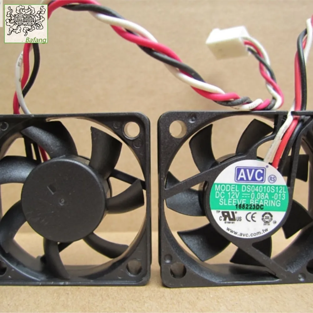 

Jinlingge для 1 шт. оригинальный AVC 4 см 4010 12 В 0,08 А DS04010S12L охлаждающий вентилятор 40 мм 1u