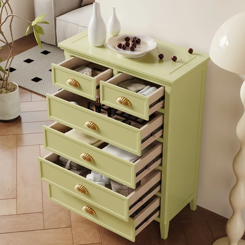 Modern Simple Living Room Bedroom Storage Fruit Green Storage Cabinet