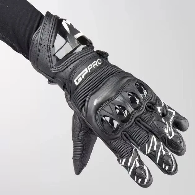 

Motorcycle Gloves For GPPROR 3 Leather Racing Moto Gloves Men Wear-resistant Genuine Motorcross Gloves Breathable Guantes Moto