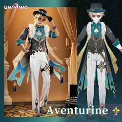 UWOWO Collab Series: Honkai Star Rail Aventurine HSR Cosplay Costume With Hat Male Costume Outfits Coat Vest Pant