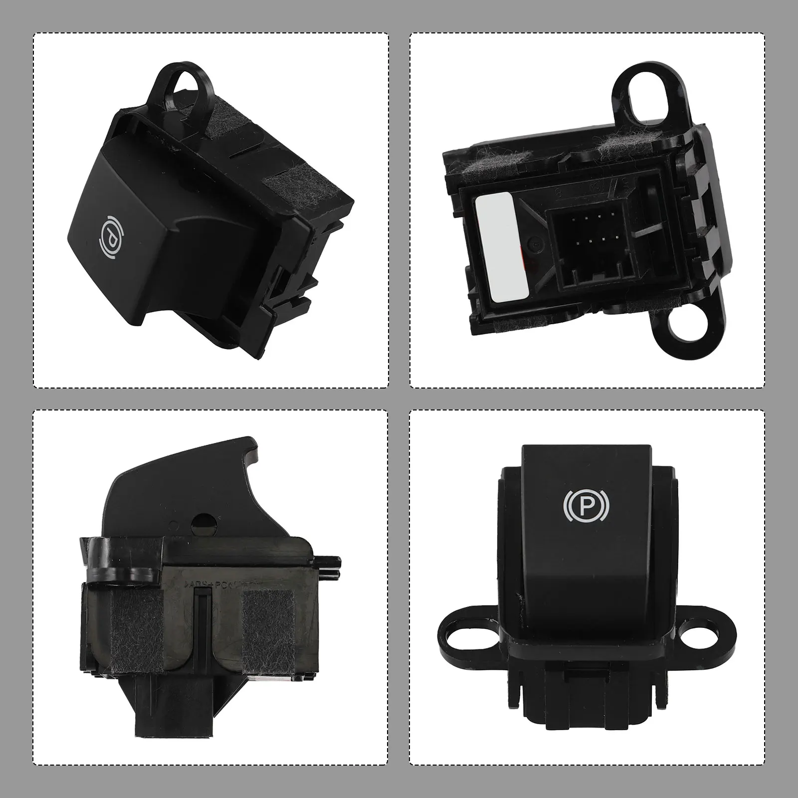 

Как показано на рисунке Парковочный переключатель Практичный дизайн Быстрая установка Износостойкий АБС-материал для замены автомобиля