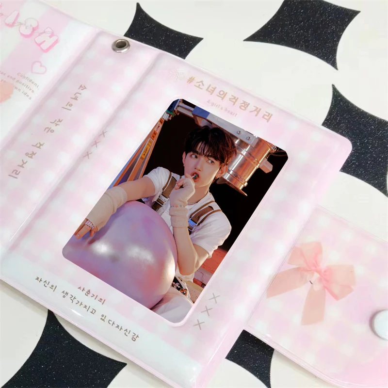 Binder kartu pos foto 3 inci, Binder kartu pos Album Kpop, Album foto, koleksi idola, Binder kartu foto, Binder longgar