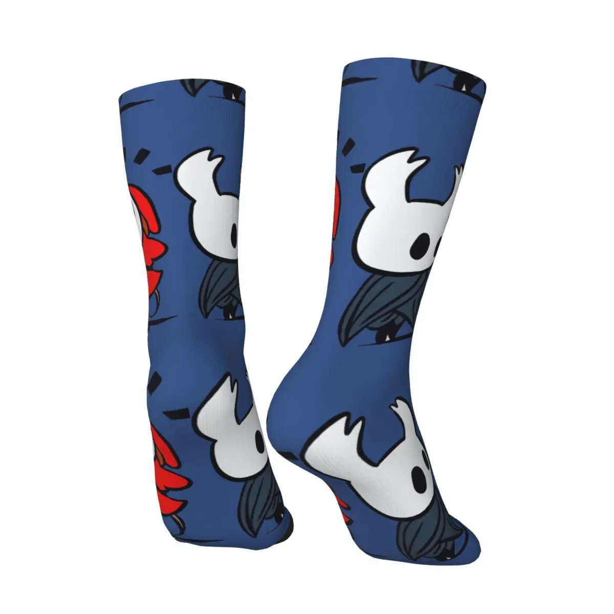 جوارب هيب هوب الكلاسيكية للرجال الخجولة الكلاسيكية المضغوطة للجنسين جوارب هاراجوكو ذات الفارس المجوف مطبوع عليها جوارب مضحكة #2