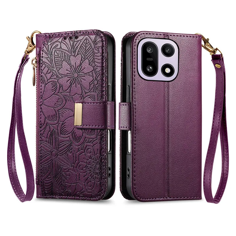 

embossing leather Cover For OnePlus 15 15T 15R 13R 13 12R 12 11R 11 10T 10R 10 Pro 9 9R 9RT many card Slot Wallet phone Case