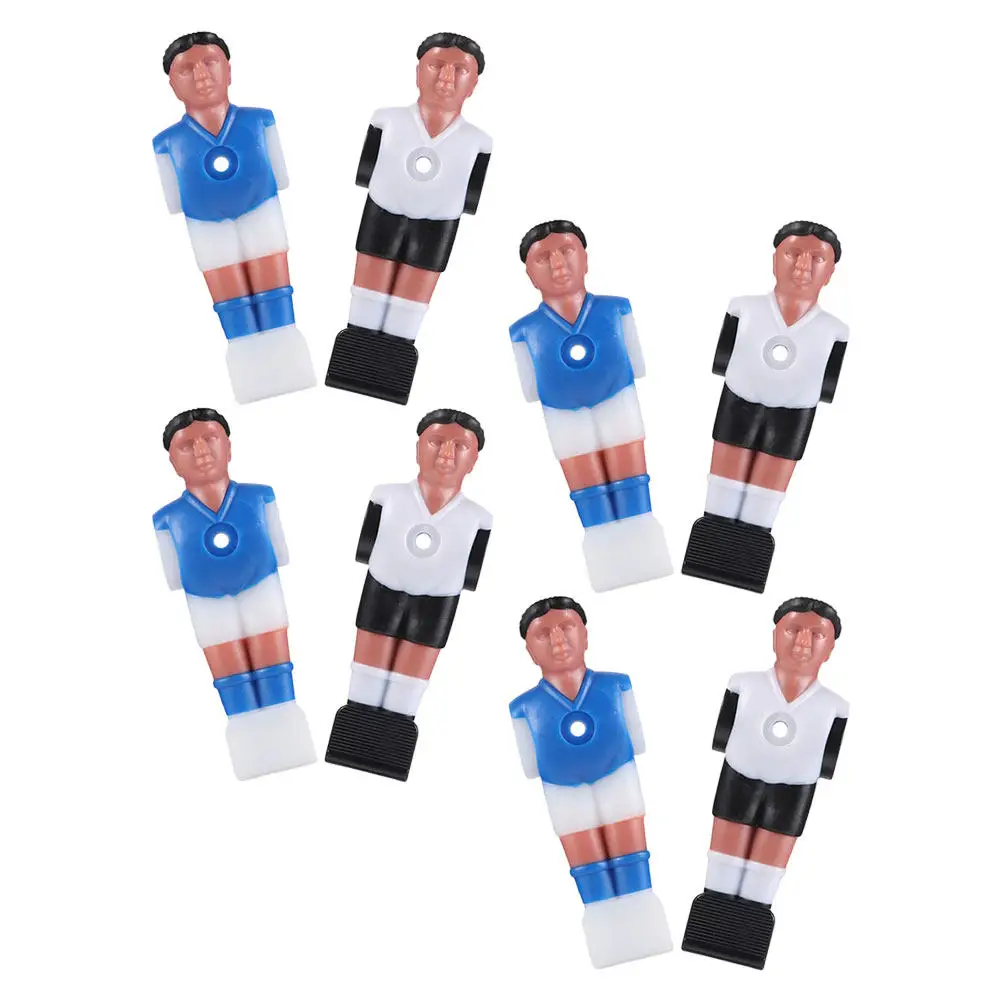 

8Pcs Table Soccer Player Figures Realistic Football Men Replacement Parts for Foosball Table Accessories Foosball Players
