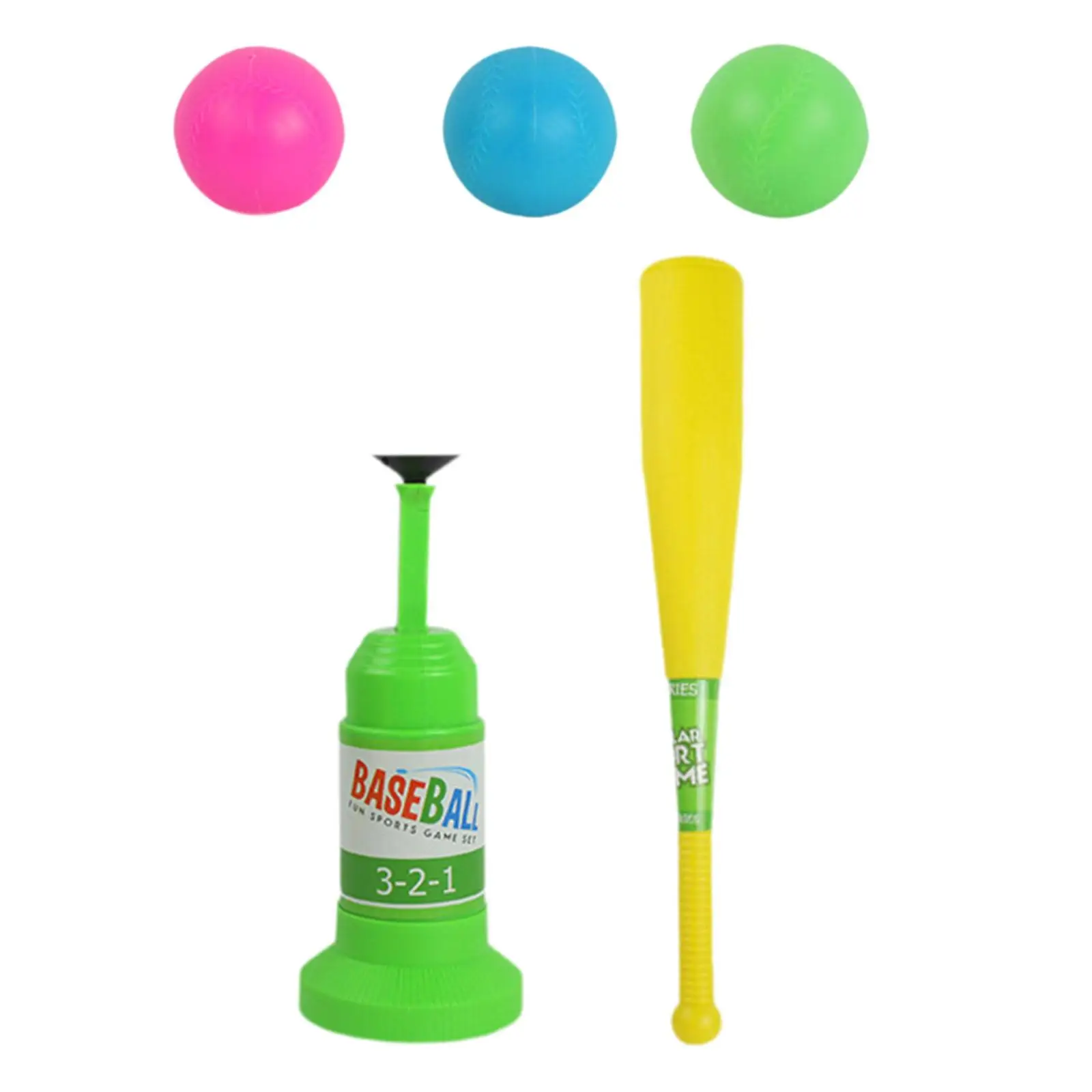 

Baseball Batting Set Baseball Game Sports with Bat Baseball Launcher for Birthday Gifts Children Girls Boys Garden Lawn Yard