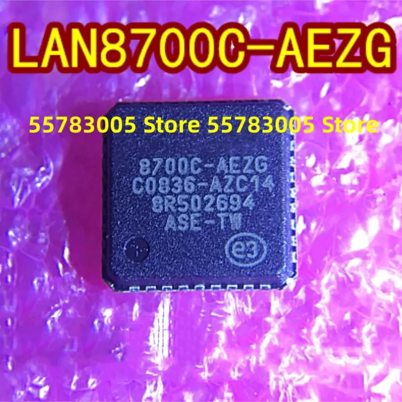 

Новый LAN8700C-AEZG шелкография 8700C-AEZG QFN36 чип приемопередатчика Ethernet IC