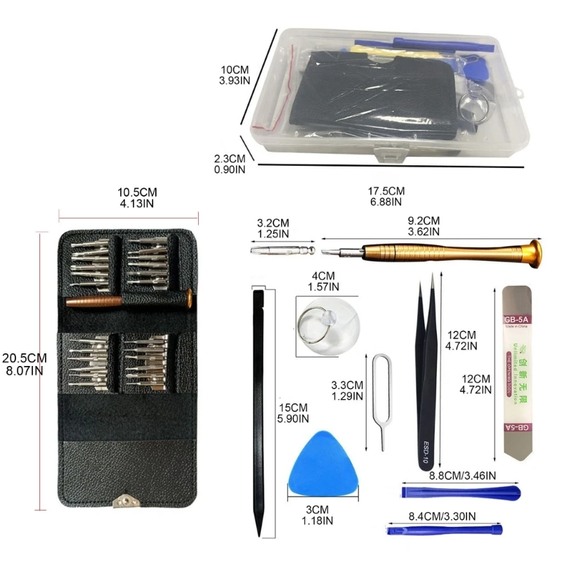 High-Performance 47-Piece Screwdriver Set with Handle Bits for DIY, Fixing,  and Handyman Tasks Dropship