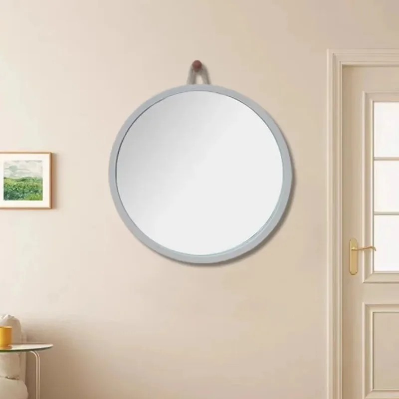 

Nordic Espejos Bathroom Vanity Mirrors Creative Bamboo Frame Wall Decoration Espejos Artículos De Baño Espelho Para Banheiro